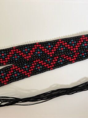 Beaded handcrafted belts